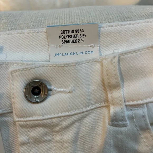 NWT J. McLaughlin white Jeans SZ 12 - Picture 2 of 8